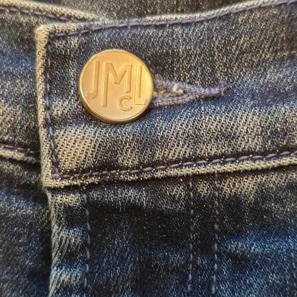 J McLaughlin Jeans Womens 4 Blue Straight Leg Mid-Rise Med Wash Classic Preppy - Picture 7 of 12